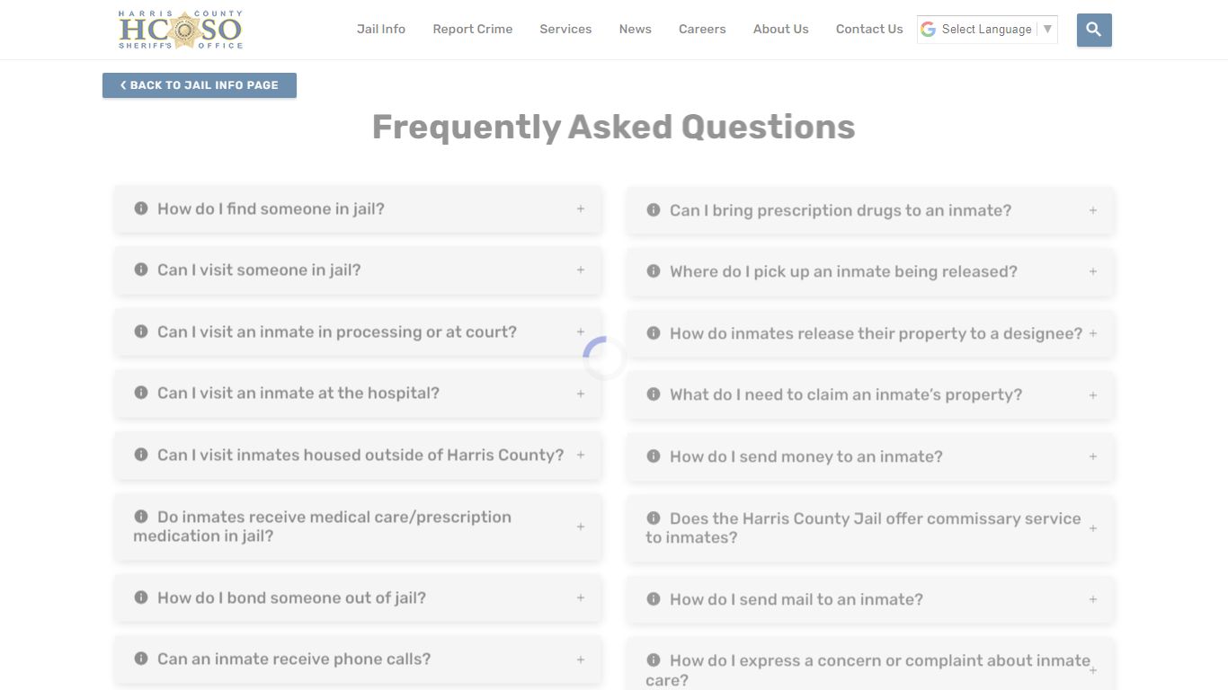 Frequently Asked Questions - Harris County Sheriff's Office